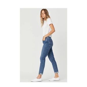 Mavi Women's High Rise Cindy Mom Blue Jeans Size‎ 27 Tapered Leg
